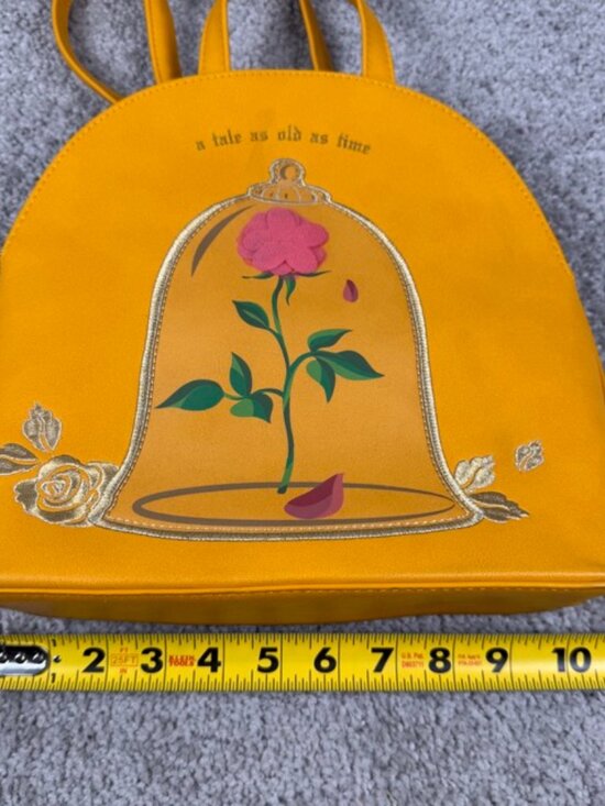 Loungefly Disney Beauty And The Beast Rose Mini Backpack Box Lunch Exclusive